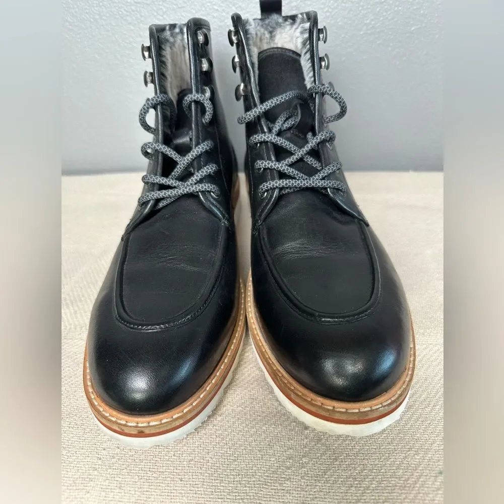 Vintage Foundry Jimara Leather Boots Winter Black Men’s Sz 8 Excellent!